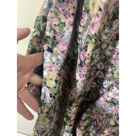 Polagram 3X Floral Cottagecore Whimsy Puff Sleeve Square Neck Dress Feminine - Picture 5 of 10